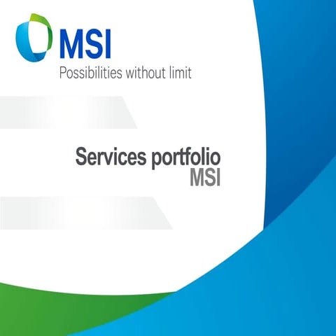 Services portfolio MSI LKDN ENG