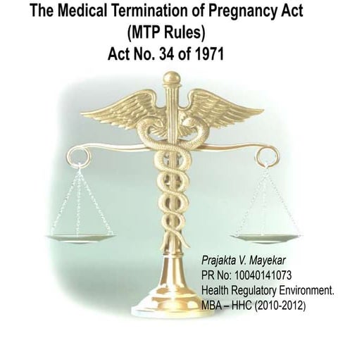 Medical Termination of Pregnancy Act