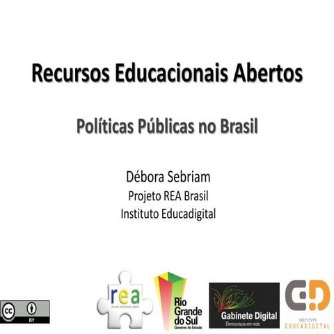 REA: políticas públicas no Brasil
