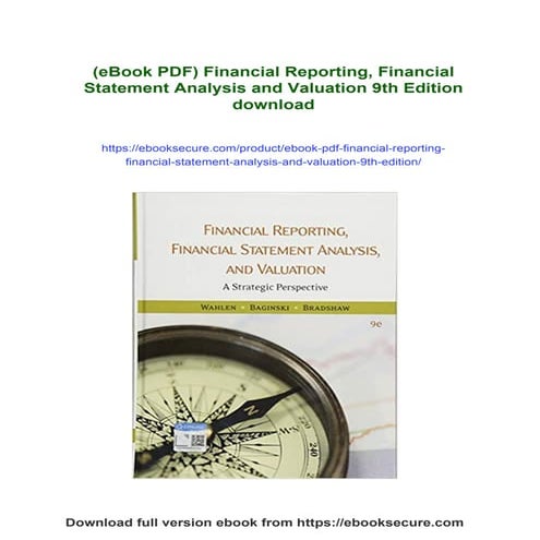 (eBook PDF) Financial Reporting and Analysis 8th Edition By Lawrence ...