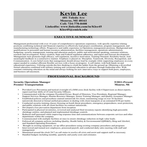 Kevin Resume newest