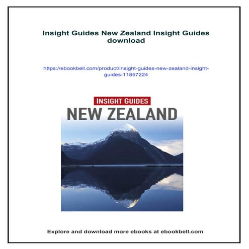 Insight Guides New Zealand Insight Guides | PDF