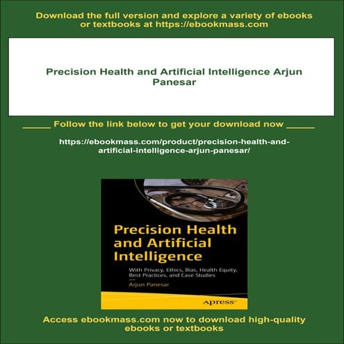 Precision Health and Artificial Intelligence Arjun Panesar | PDF