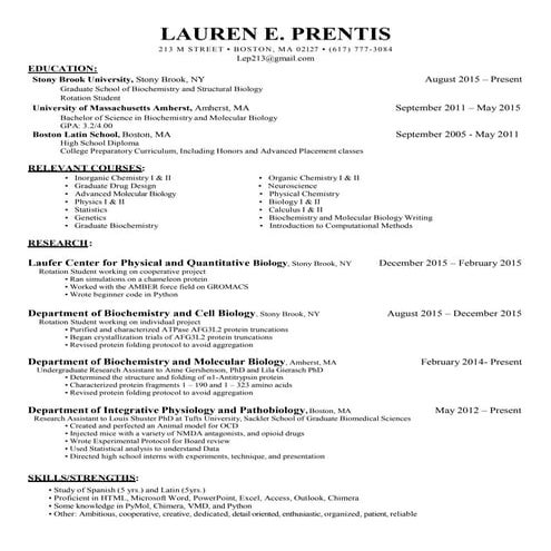 Cv sandra diaz garcia april 2016 | DOC