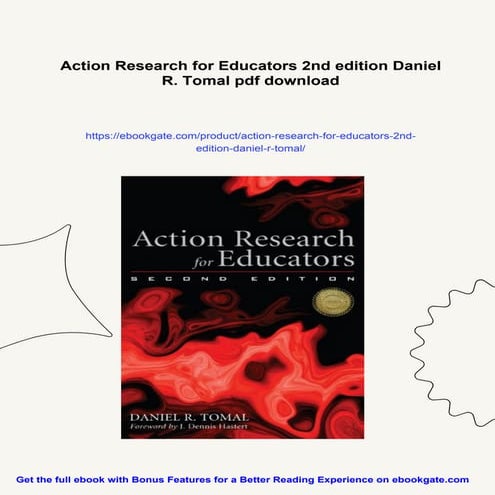 Action Research for Educators 2nd edition Daniel R. Tomal