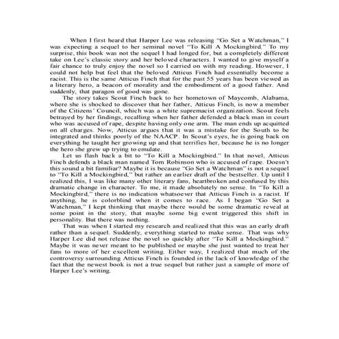 Go Set a Watchman review 