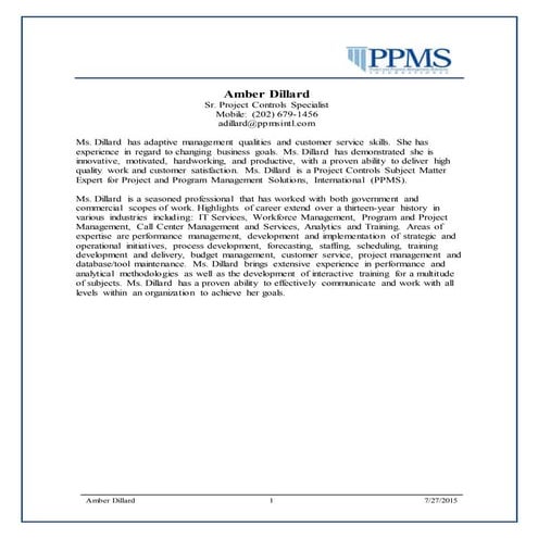 Amber Dillard_Resume