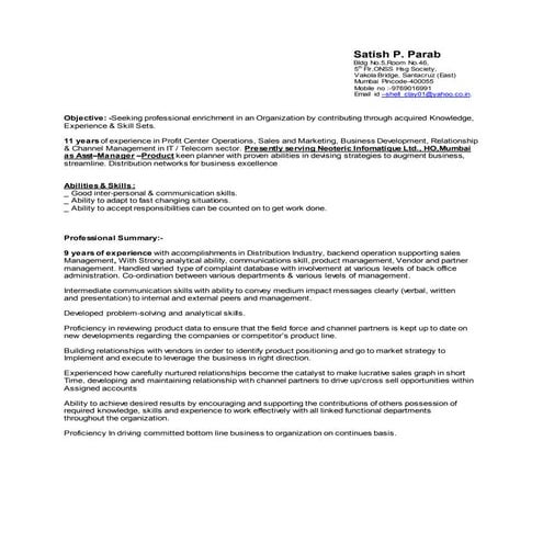 Satish_Resume
