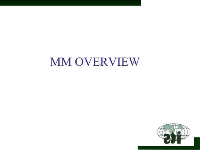 Sap MM Presentation | PPT