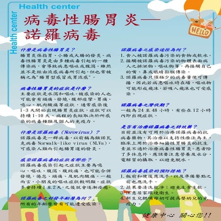 病毒性腸胃炎─ 諾羅病毒