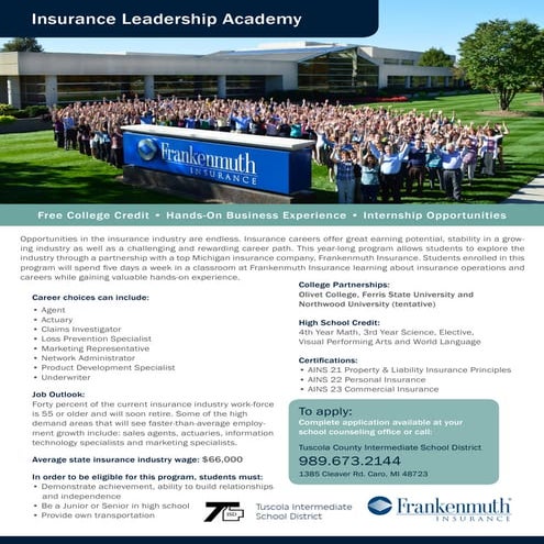 Insurance Leadership Academy Flier 2016 v2