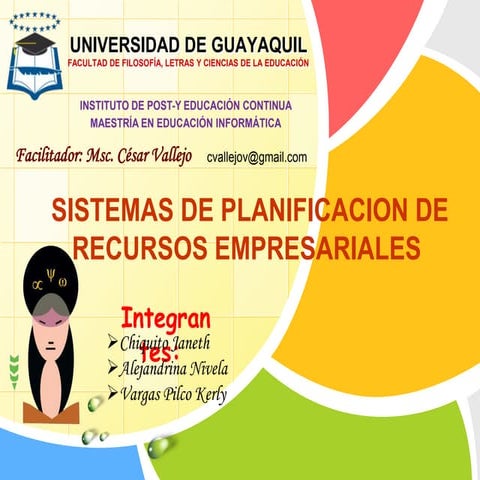 SISTEMAS DE PLANIFICACIÓN DE RECURSOS EMPRESARIALES (ERP)