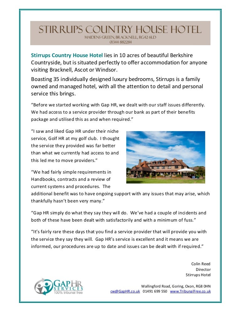 Hotel problems case study picture