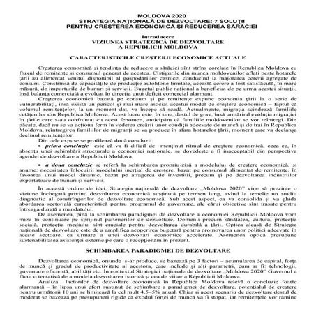 Geoeconomic Position and Development Opportunities of Republica Moldova ...