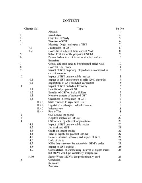 Gst and its features | PDF