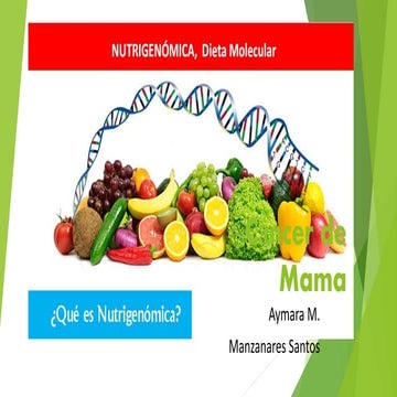 Nutrigenómica PPT