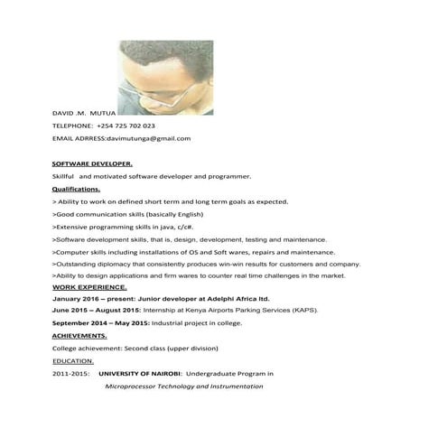 DavidResume1
