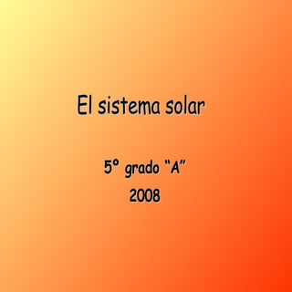 Sistema Solar