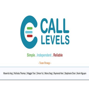 Call Levels Company Challenge
