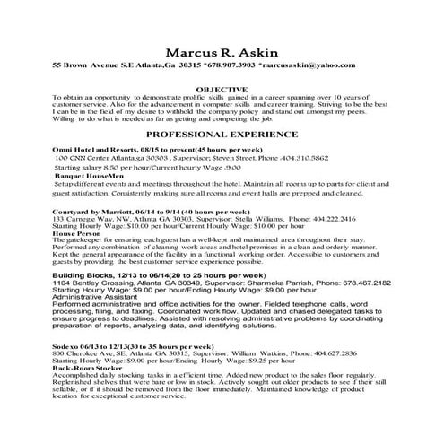 marcus askin 2015 resume