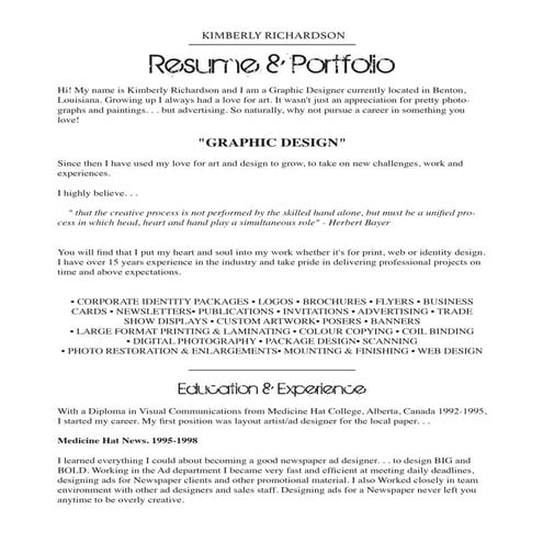 My Portfolio | PDF