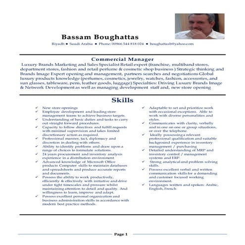 CV-BASSAM COMMERCIAL MANAGER 2016 PCT3