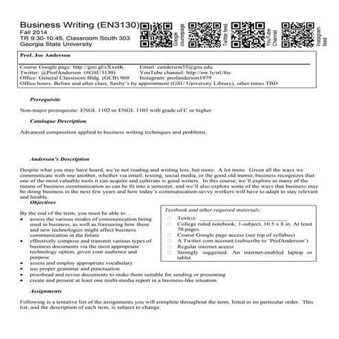 Edward Anderson - syllabus - Business Writing[2]
