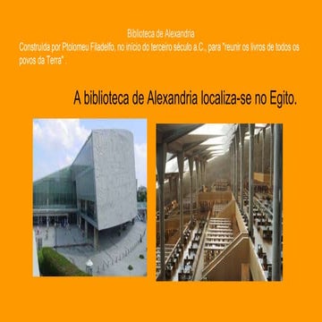 5º a biblioteca de alexandria