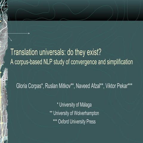 AMTA'2008 translation universals