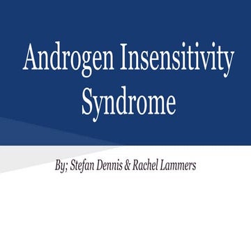 Androgen Insensitivity 