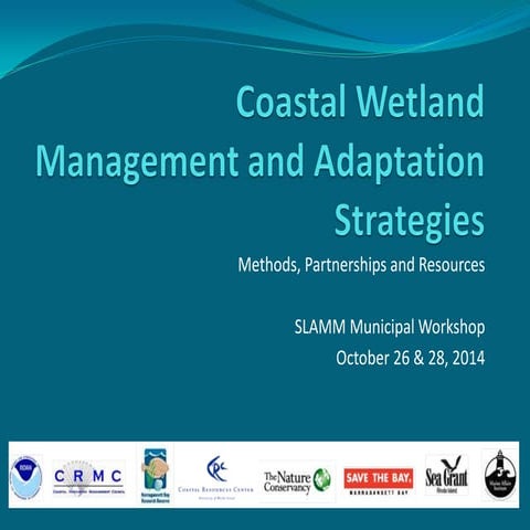 Coastal Weland Management and Adaptation Straegies