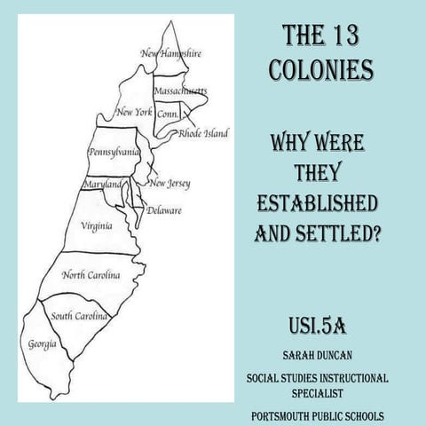 5a early colonies | PPT