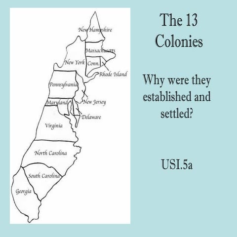 5a early colonies | PPT