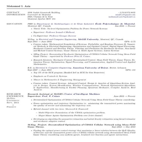 Mohamad Aziz Resume
