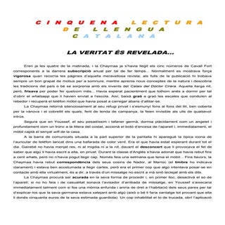 5a lectura de llengua catalana