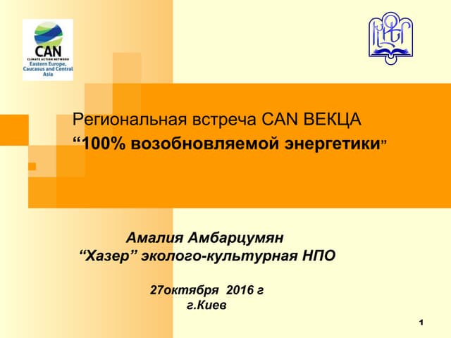 Презентация Амалии Амбарцумян из НП...