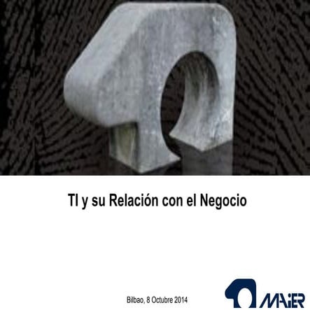 Relación entre Tecnología y Negocio