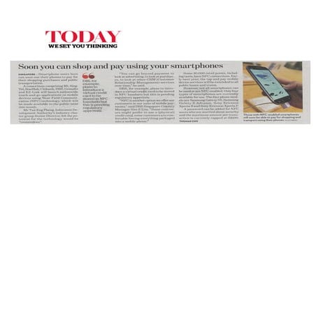 5 aug today soon you can shop and pay using your smartphones