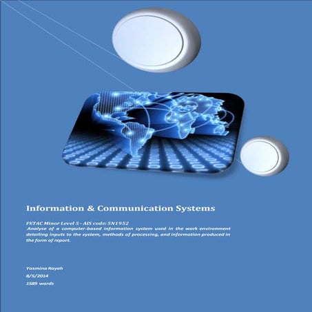 Information and communication systems