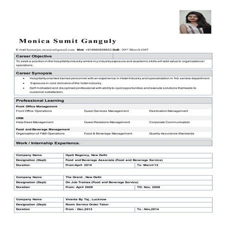 Monica cv