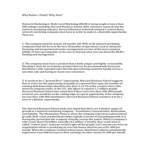 Why Rodan + Fields | PDF