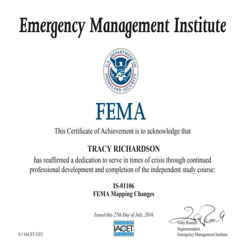 FEMA MAPPING CHANGES | PDF