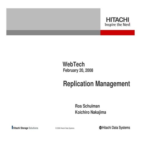 Hitachi datasheet-shadowimage-replication | PDF
