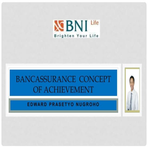 Work Of Concept at Bancassurance