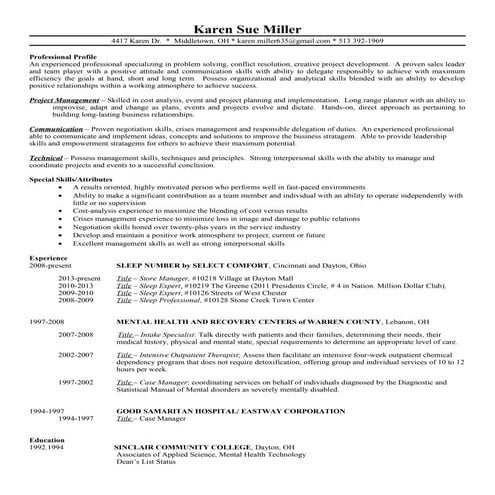 Karen Miller | DOC