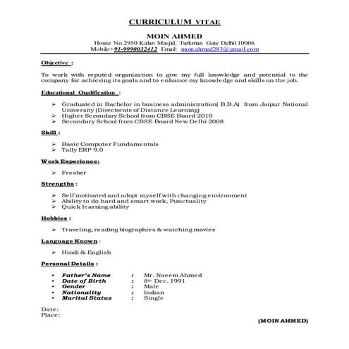 CV eng updated | PDF
