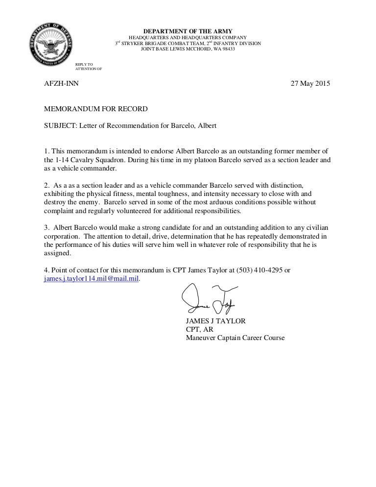 Letter Of Reference Example For Graduate School Letter Of Reference Example For Graduate School