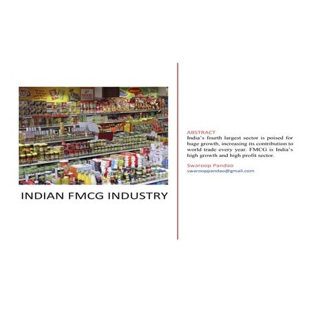 swot analysis of fmcg industry | DOC