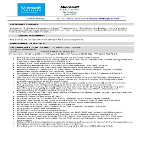 Dinakar_Sr Wintel admin