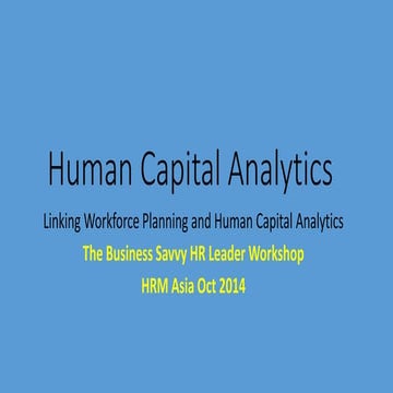 Human Capital Analytics